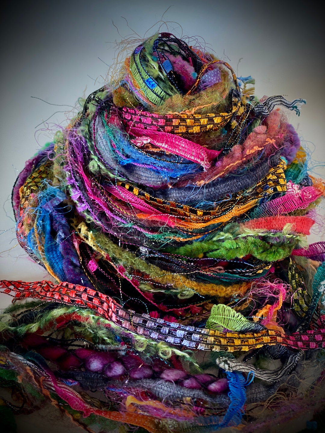 LARGE CRYSTALLED SILK SQUARE SCARF MAGIC CARPET RIDE main image 1