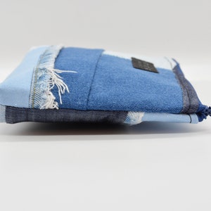 Borsa - Two Tone Denim (borsa per cosmetici, astuccio, pochette, borsa da toilette, borsa per il trucco, borsa da toilette, astuccio, borsa piccola)