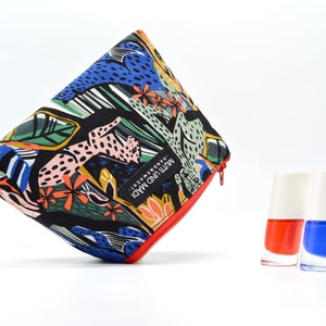 Tasche - Luise (Kosmetiktasche, Mäppchen, Täschchen, Kulturbeutel, Schminktasche, Kulturtasche, Stiftemäppchen, Innentasche, kleine Tasche)