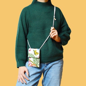Ludwig Crossbody-telefoonhoesje (bijv. voor Apple iPhone 13, 12, 11, Xs MAX, Xr, X, 8, Samsung Galaxy A50, S10+, A40, S8, S10 Lite, Huawei)