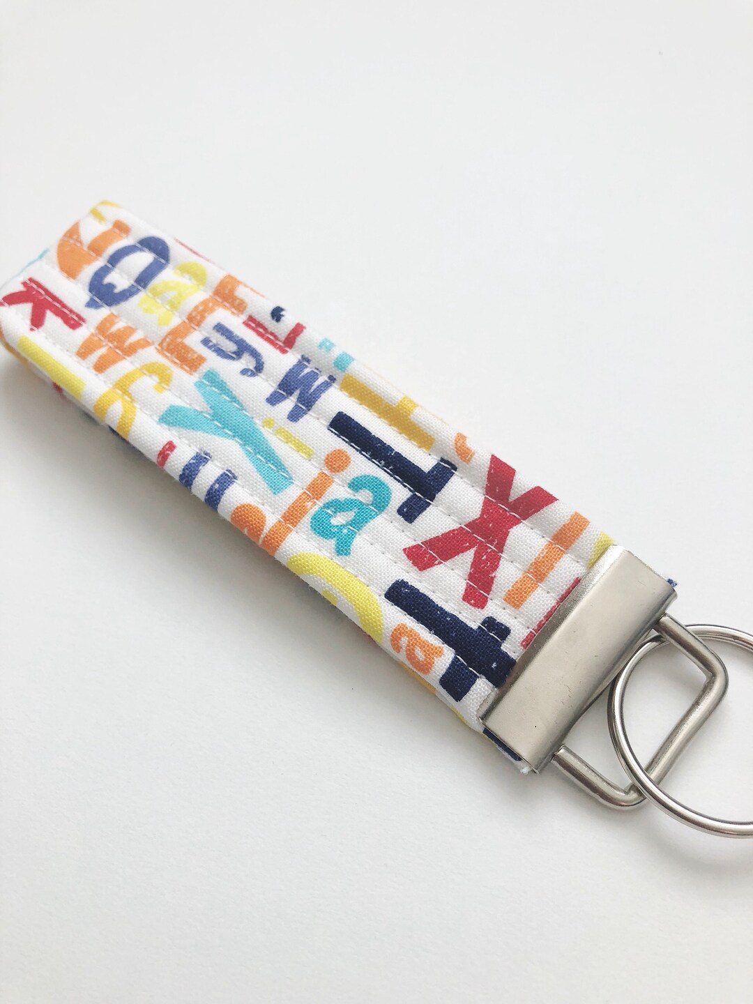 ABC Teacher Quilted Key Fob Gift Under Ten Etsy Italia