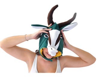 Springbok Animal Hat / Beanie (Kigurumi - Cosplay)