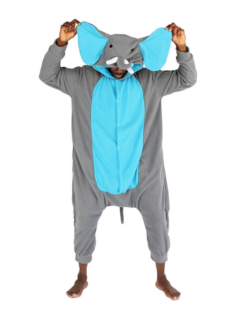 Adult Animal Onesie kigurumi Cosplay Elephant male & Etsy