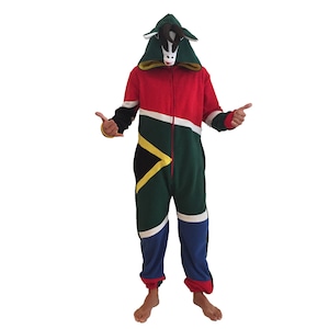 Adult Animal Onesie (Kigurumi - Cosplay - Anime) - South African Flag Springbok Costume