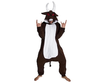 Adult Animal Onesie (Kigurumi - Cosplay) - Buffalo