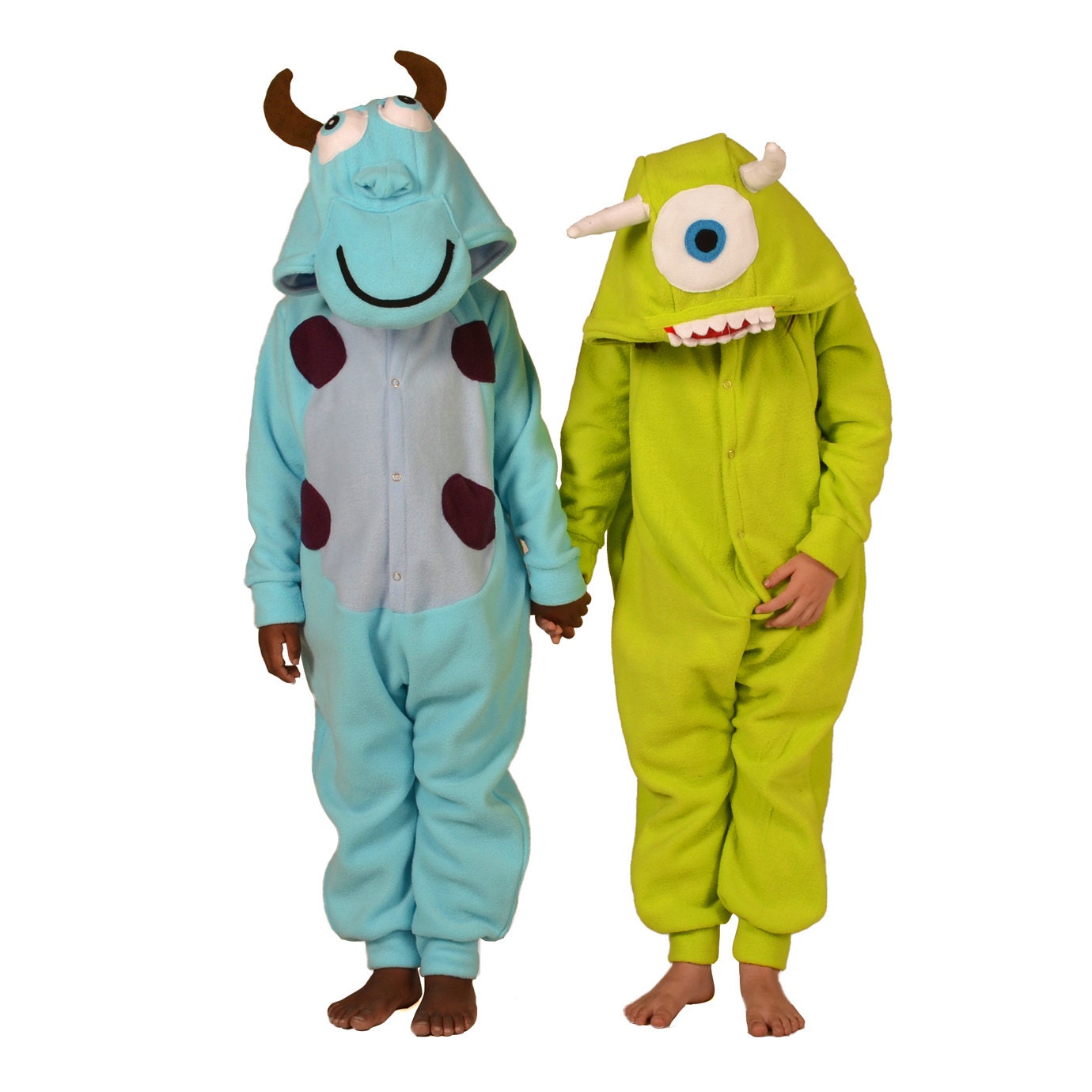 Kids Animal Onesie (kigurumi Cosplay) Grünes Monster