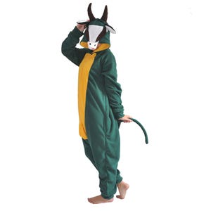 Adult Animal Onesie (Kigurumi - Cosplay - Anime - Rugby) - Springbok Costume