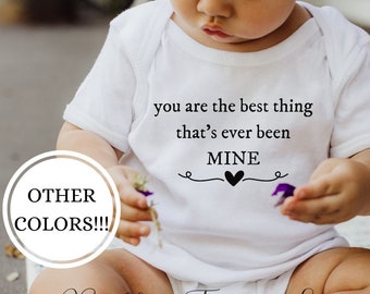 You are the Best Thing That's Ever Been Mine Onesie,  Baby Onesie, Baby Swiftie, Swiftie, Baby Gift, Shower Gift