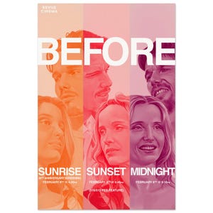 Before Trilogy - Revue Cinema illustrated event poster