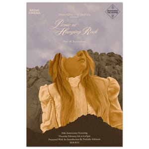 Affiche illustrée de l&#39;événement Picnic at Hanging Rock - Revue Cinema