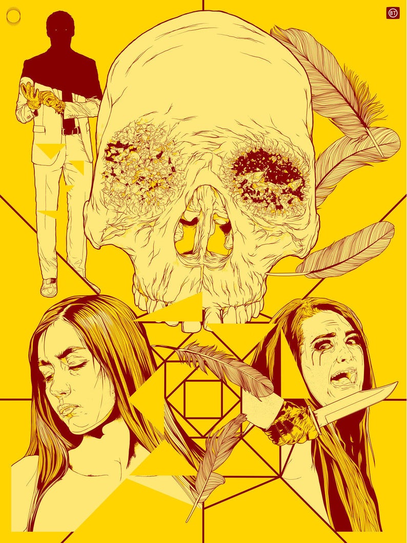 LOST GIALLO - Hand Pulled Screen Print LOST GIALLO - Hand Pulled Screen Print