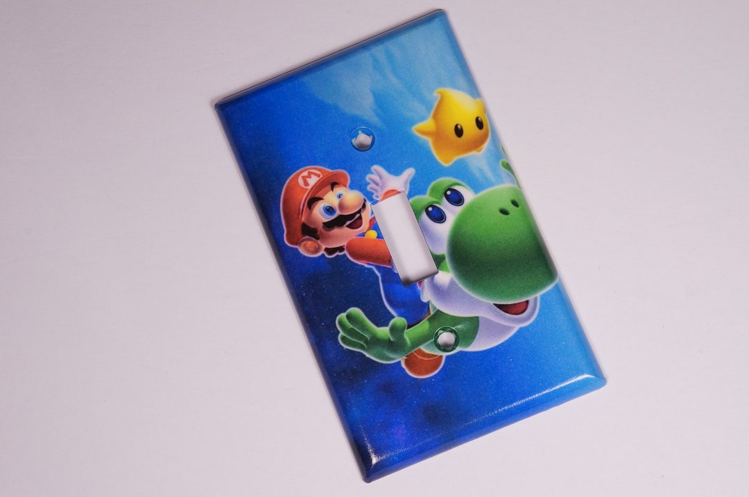 Decorative Mario and Yoshi Single Light Switch Plate Cover Etsy