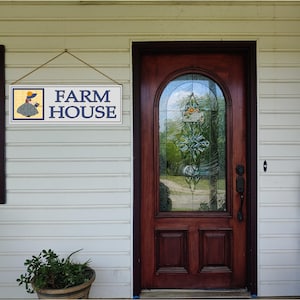 Two 36&quot; x 12&quot; (3ft x 1ft) Door Toppers or Side Panels - any custom design