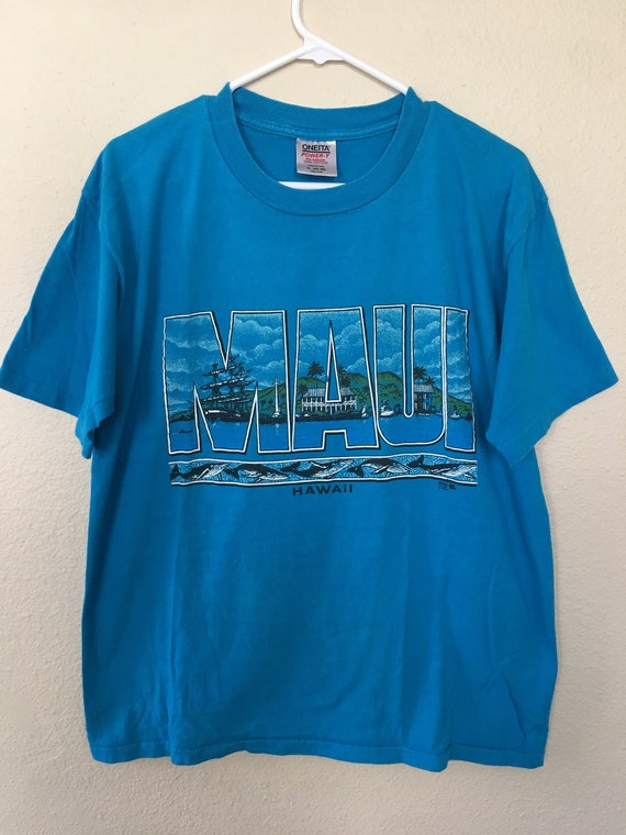Vintage Maui Hawaii Whale T Shirt XL