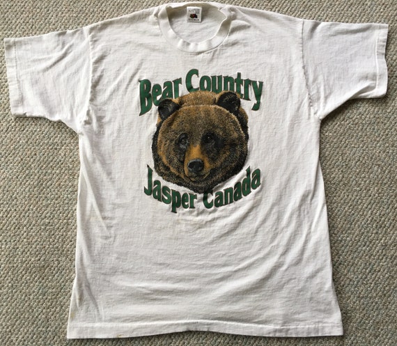 Vintage Bear Country Jasper Canada Men's XL 90s T Shirt | Etsy