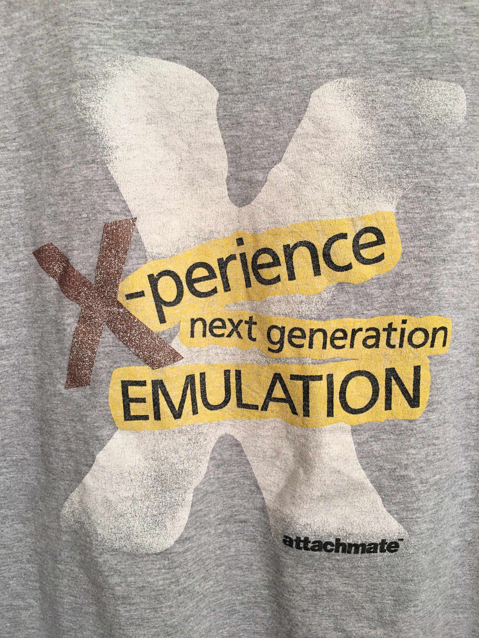 Vintage Attachmate Extra Computer Program Men's XL Gray Etsy