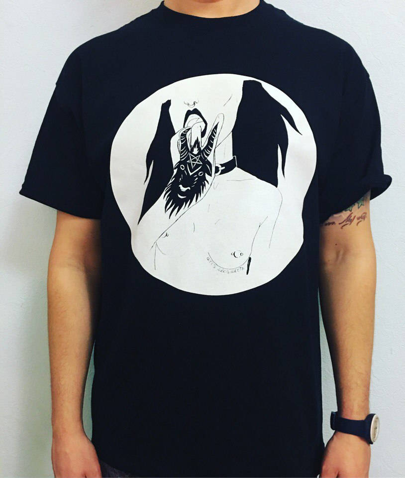 Devil Tattoo Printed T-shirt / Satan 
