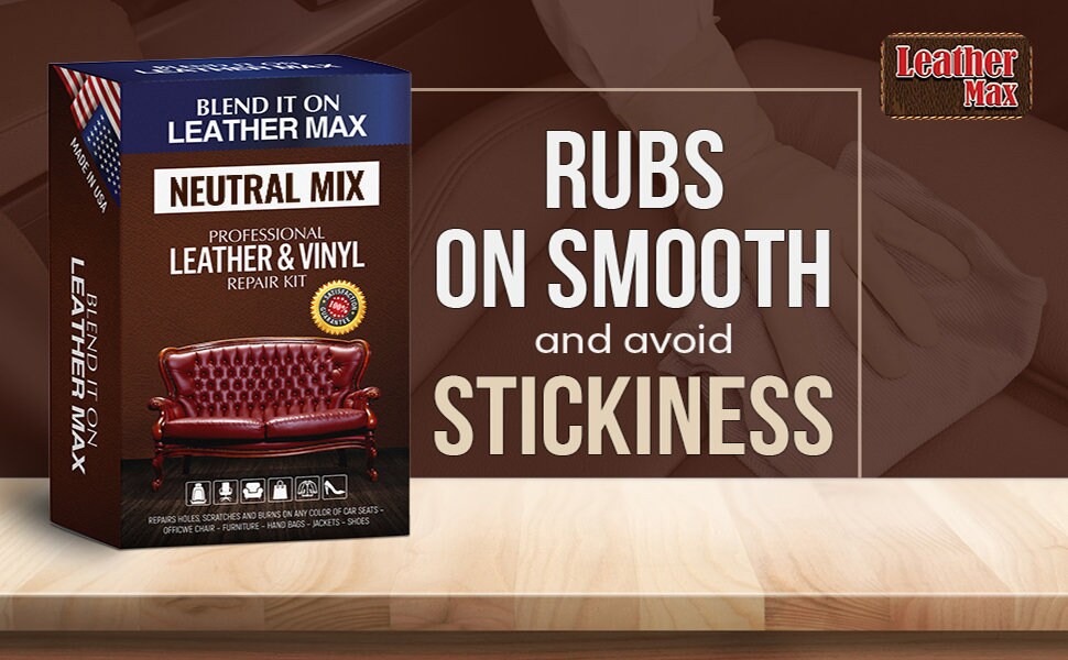 Blend It On Leather Max Large 8 Oz Refinish - Restore Color On Leather, Vinyl, Faux Leather