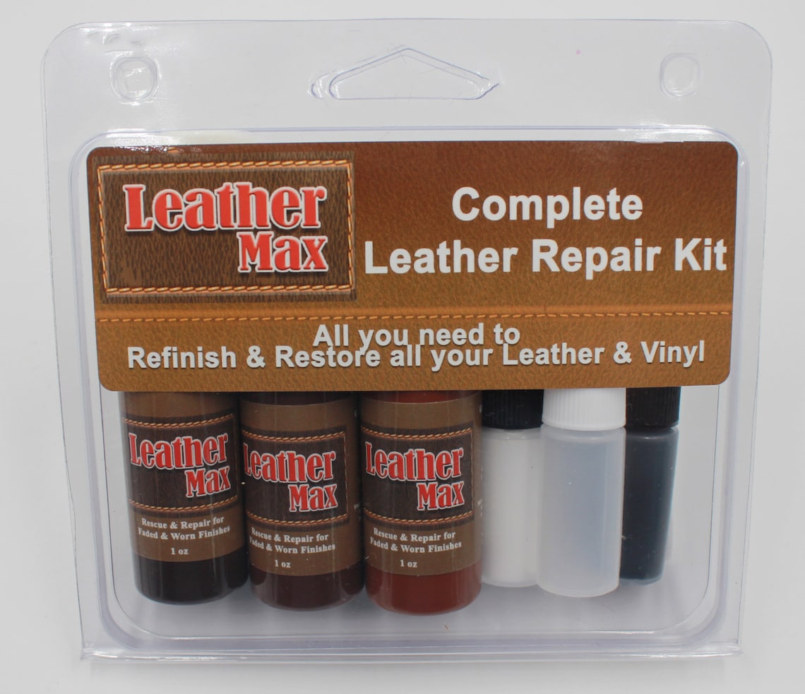 Furniture Leather Max Complete Leather Refinish and Repair Kit Etsy