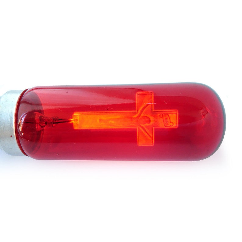Neon crucifix light bulb Jesus on the cross Artful aerolux copy night nixie lamp