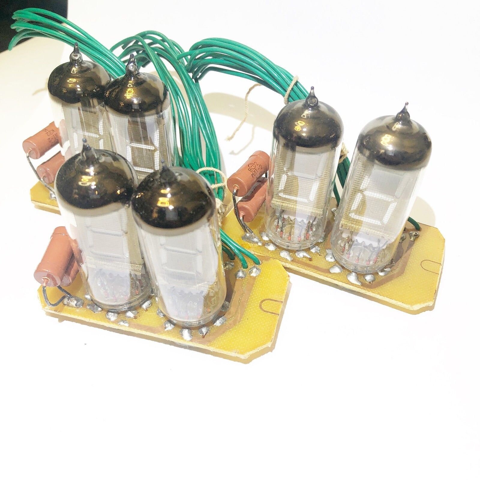 6x IV12 VFD tubes on PCB sockets for diy clock or projects Etsy