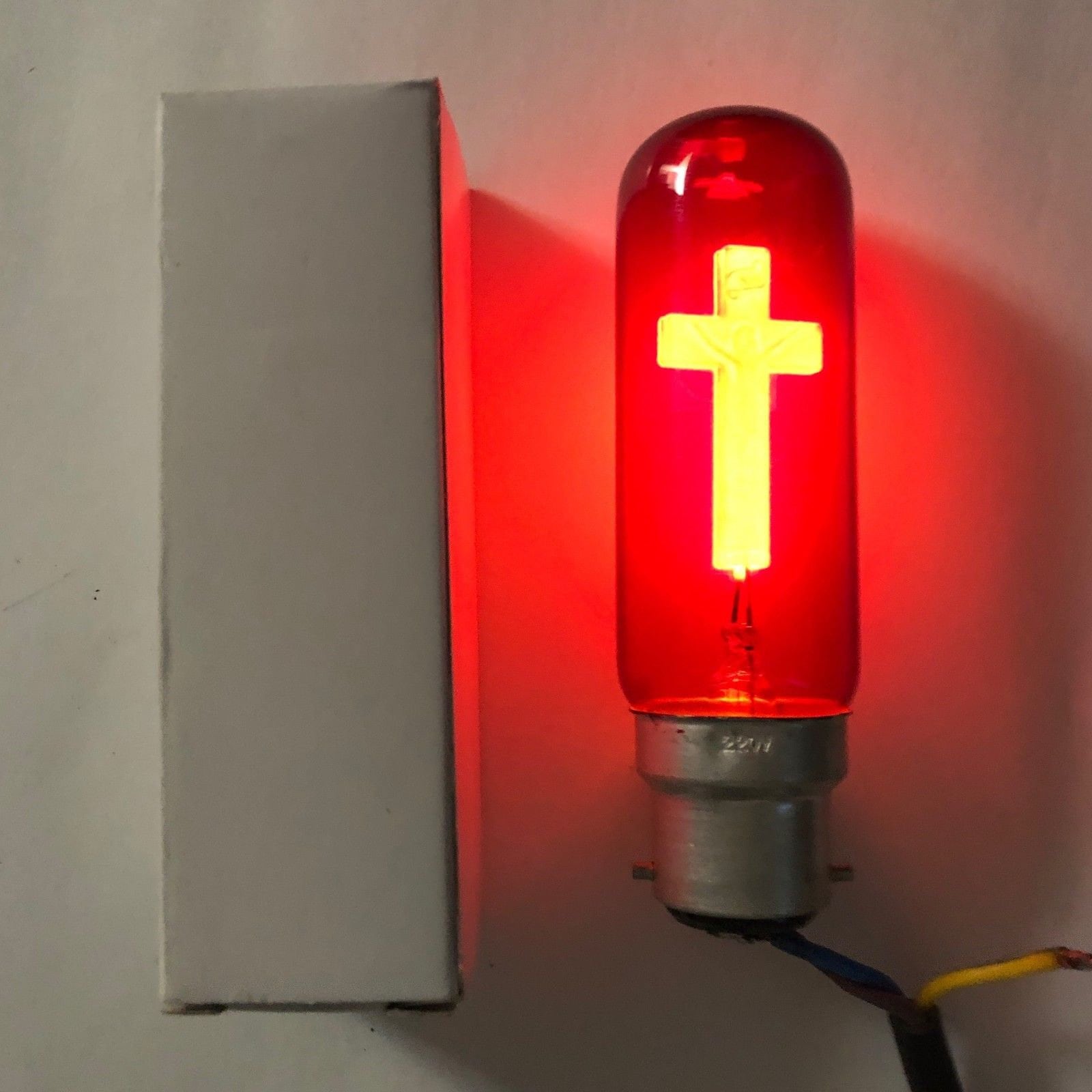 Neon Crucifix Light Bulb Jesus on the Cross Artful Aerolux - Etsy UK