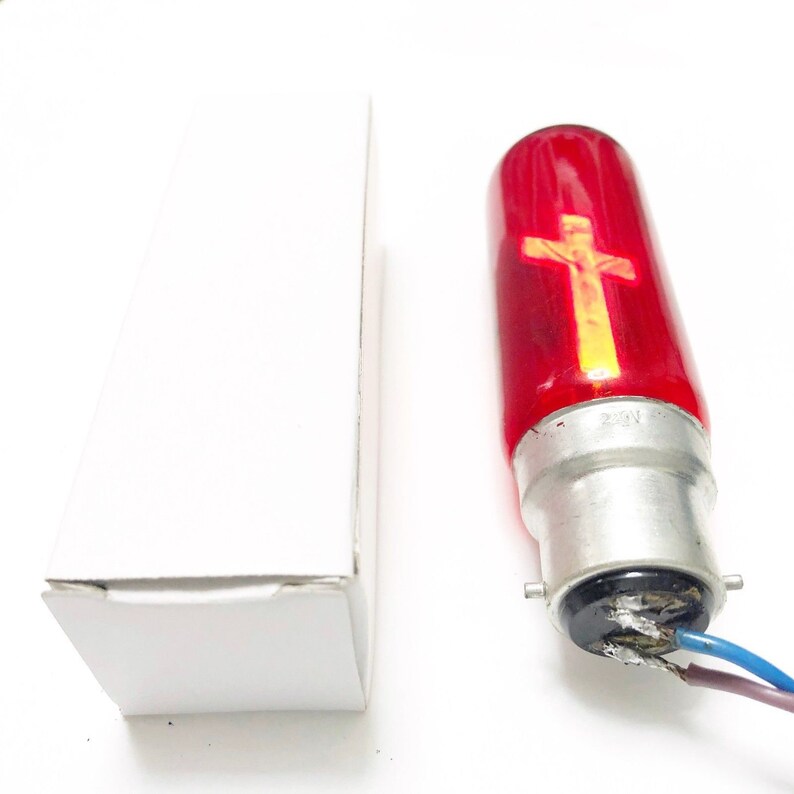 Neon crucifix light bulb Jesus on the cross Artful aerolux copy night nixie lamp