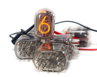 6x IN-12A in-12 nixie tubes vintage USSR neon indicator for DIY clock