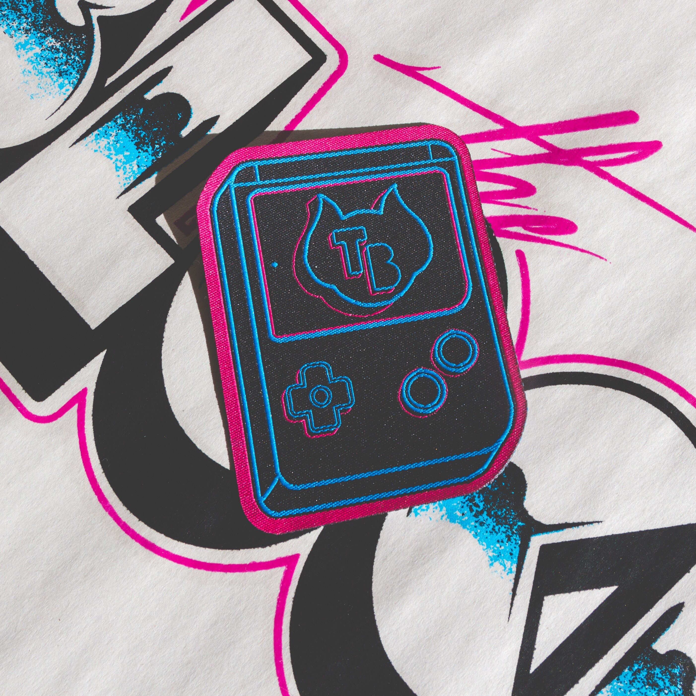 Retro Game Patch Sew On Patch Retro Handheld Game Patch Vaporwave Patch