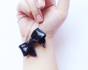 Black tie necklace. You are the best gift.