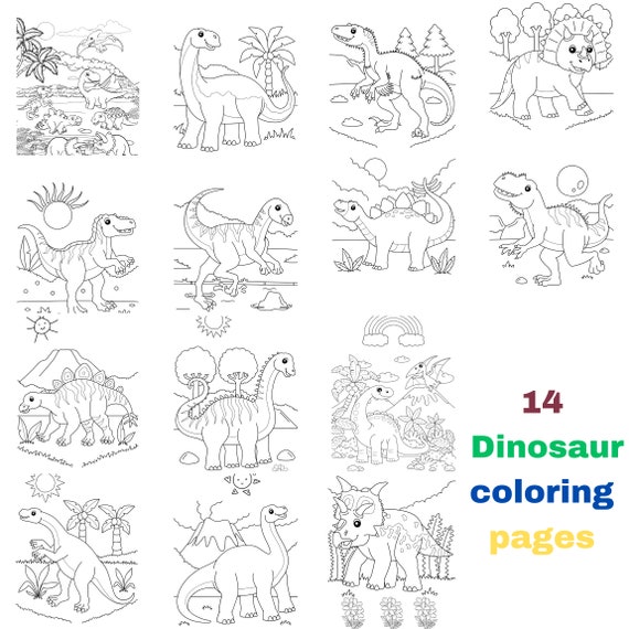 The Natural History Colouring Book, Dinosaurs, Activity Book for Kids,  Colouring Pages, 100 Animals, Christmas Gift, Fun Learning Nature 