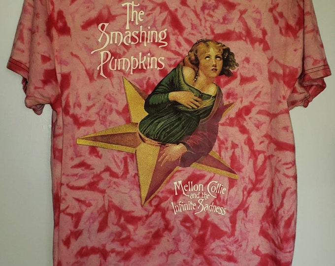 smashing pumpkins tie dye shirt