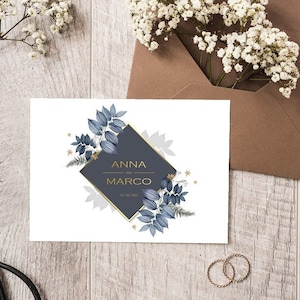 EINLADUNG HOCHZEIT | Hochzeitseinladung | Einladungskarte | Hochzeitskarten | Hochzeitspapeterie
