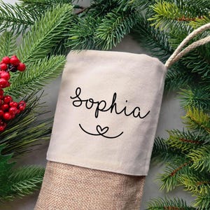 CHRISTMAS STOCKING No5 | Personalized Santa Claus sock to fill Christmas sock Santa Claus stocking Christmas decoration St. Nicholas Day Children Santa Claus