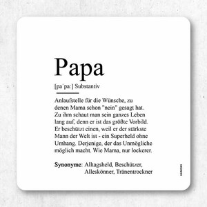 Bier-Flaschenbanderole Papa Definition Vatertag Geschenk Überraschung Geschenkidee Kleinigkeit Bierpräsent Biergeschenk Lustig Originell Bild 5