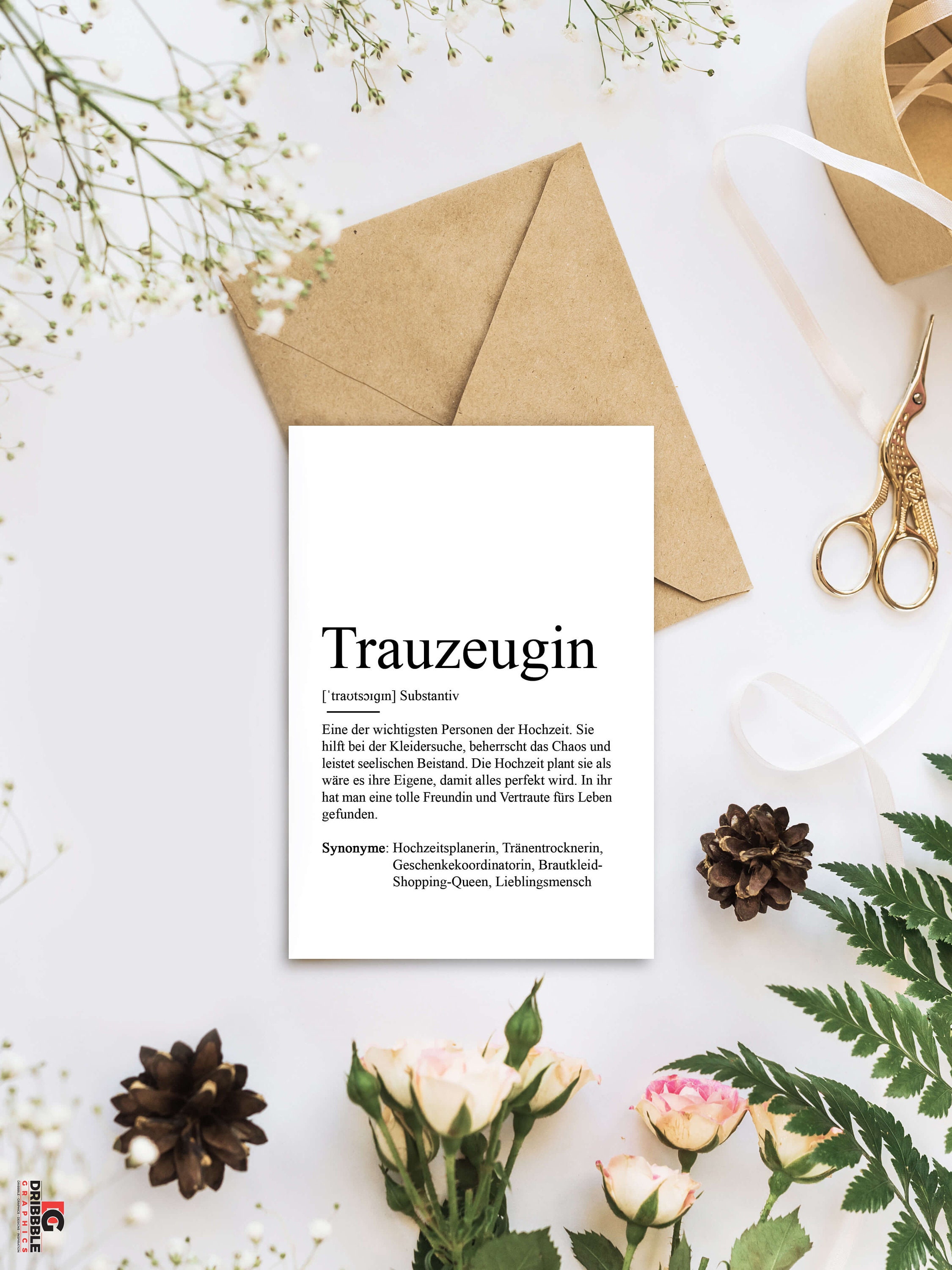 KARTE TRAUZEUGIN Bedanken Geschenk - Etsy Schweiz