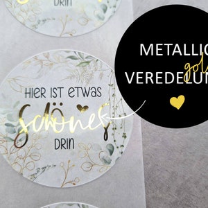 ADESIVO BONITO hortaliças do ouro | Embalagem de adesivos metálicos feitos à mão, obrigado, etiqueta, embalagem para presente, etiqueta para presente