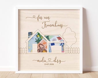 myDreamwork Include cornice in legno,niente – regali in denaro compleanno – regalo di compleanno per uomini, regali divertenti per donne, regali di