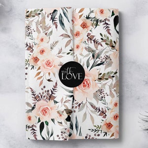 CARTA VElina 50x75 rose | Ordini di merci in fogli imballaggi per piccole imprese imballaggi in carta velina sostenibile amore negozio fatto a mano floreale