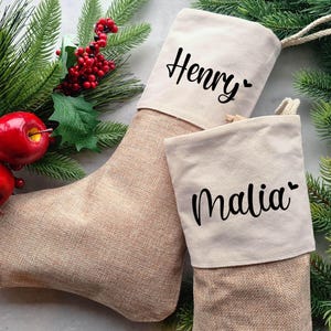 CHRISTMAS STOCKING No6 | Personalized Santa Claus sock to fill Christmas sock Santa Claus stocking Christmas decoration St. Nicholas Day Children Santa Claus