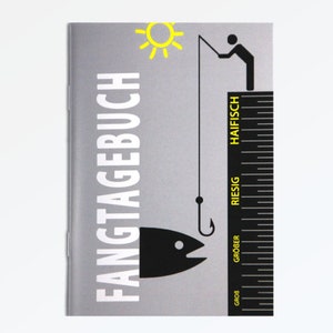 FANGTAGEBUCH "HAIFISCH" | Fanglogbuch Tagebuch Angeln Geschenk Vatertag Anglerlatein Ostern Ostergeschenk Weihnachtsgeschenk Kind Junge
