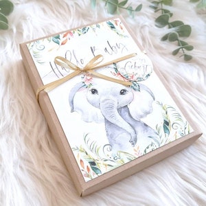 GELDGESCHENK "zur Geburt" Elefant | Baby | Geschenk | Babyparty | Geld schenken | Taufe | Babyshower | Schwangerschaft | Mädchen | Junge