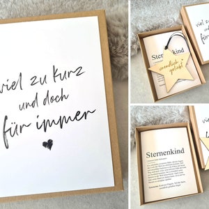 Gift box STAR CHILD | Sympathy Grief Star Parents Silence Birth Gift Remembrance Death Anniversary Funeral Miscarriage Loss