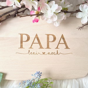 Breakfast board &quot;Family&quot; | Gift | Mother&#39;s Day | personalized with name || Parents | Gift idea | Birthday | Snack board | Breakfast