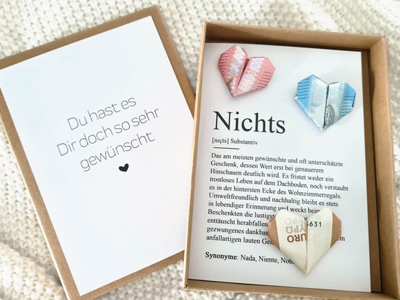NIX | Regalo Divertente Per Soldi In Legno | Biglietto Per Regalare Denaro | Idea Regalo Originale Per Compleanno, Matrimonio, Laurea | Confezione Regalo 'Il Primo Milione'