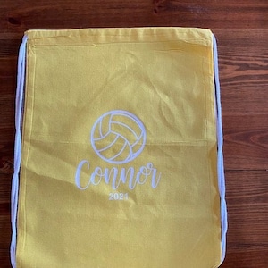 Custom Volleyball/Volleyball Team/Volleyball Player Drawstring Bag