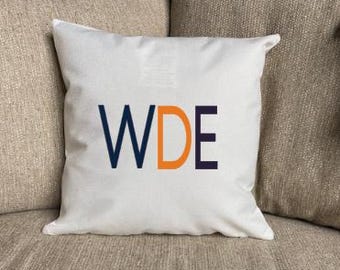 Auburn Tigers 15"x15" Pillow/Auburn University Pillow/Auburn Pillow/WDE Pillow