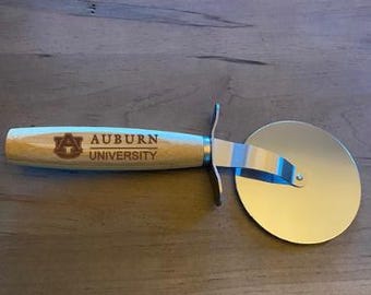 Auburn University Engraved Pizza Cutter/Auburn/AU Custom Pizza Cutter