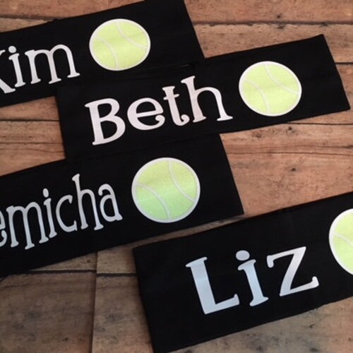 Personalized 2.5" Tennis Headband Tennis Team/Tennis Player Headband