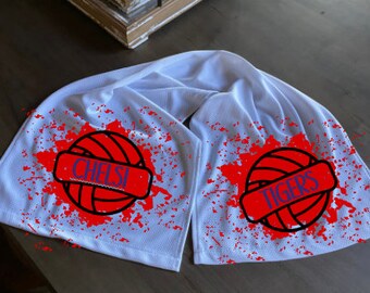Volleyball Team/Volleyball Player/ Volleyball Travel Team Personalized Cooling Towel/Volleyball Cooling Towel